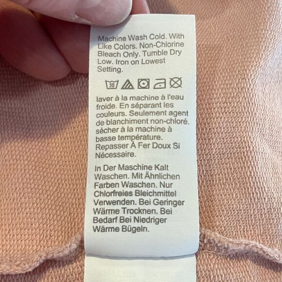 MADEWELL Saunter Sweatshirt Blush Pink Women’s Size XS Style AD474 - Picture 7 of 8